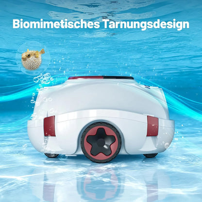 VONKO P10 cordless pool cleaner with powerful suction for pool floor cleaning